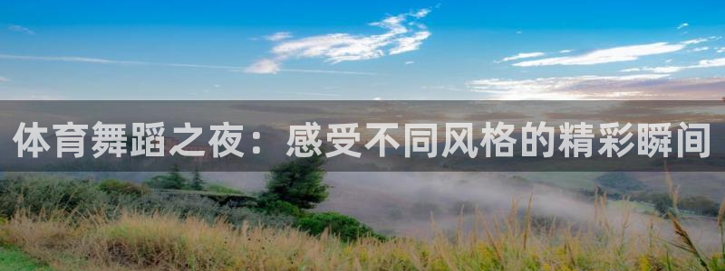 直播熊猫：体育舞蹈之夜：感受不同风格的精彩瞬间
